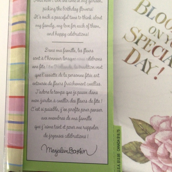 NATURES SKETCHBOOK HALLMARK MARJOLEIN BASTIN SPECIAL DAY PLATE NWT - Picture 8 of 8